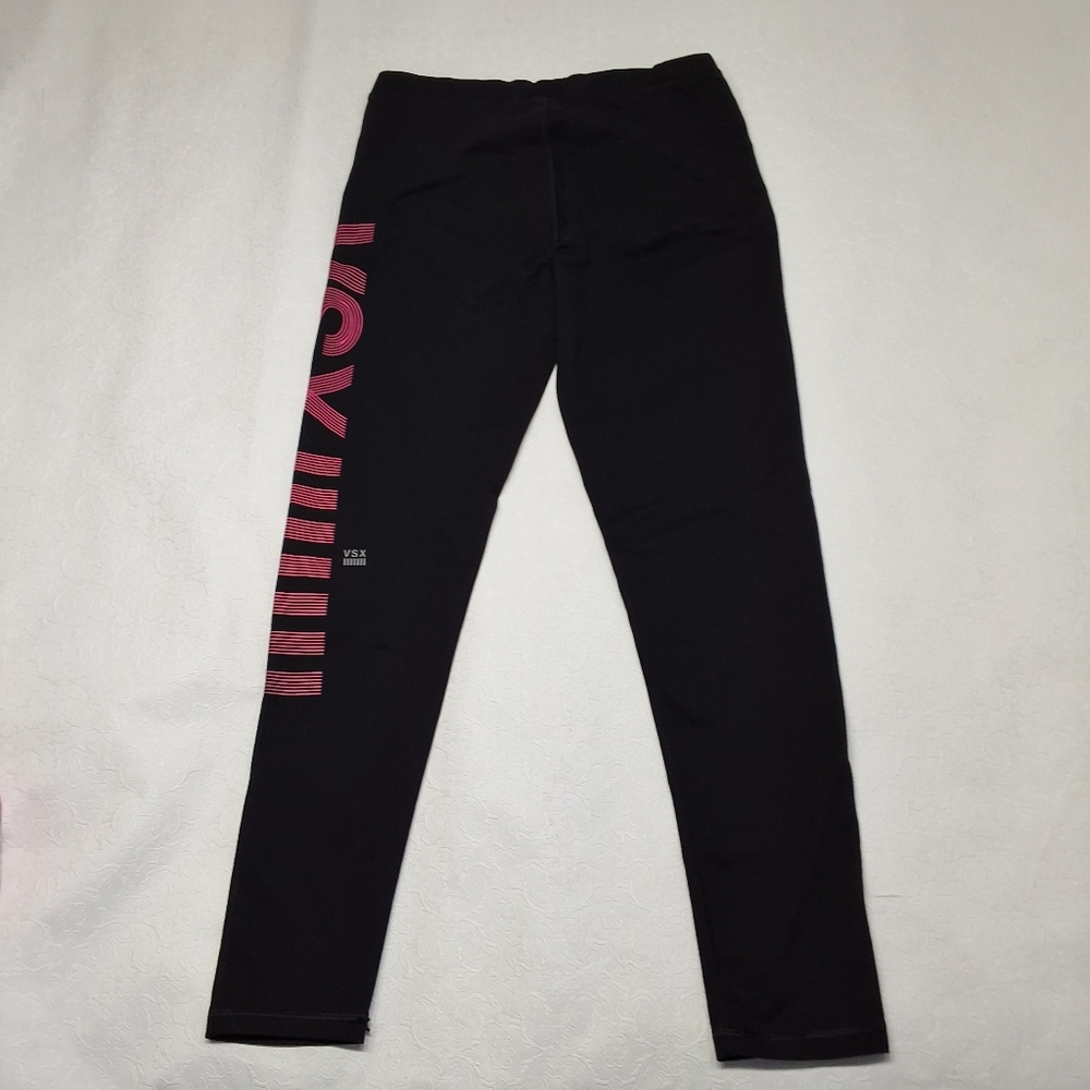 Victoria's Secret VSX Sport Tight VSX Logo Black Pink Size M - Picture 3 of 9